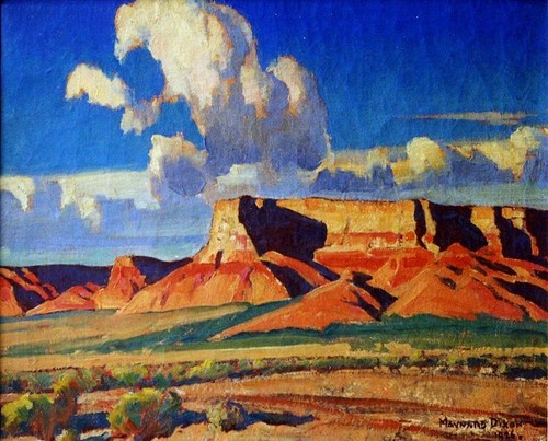 Mesa lands maynard dixon - :,